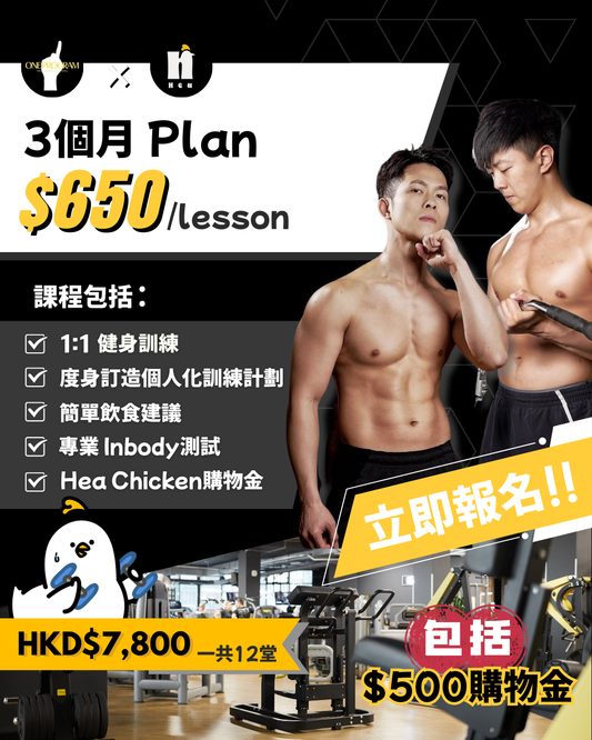 健身課程- 3個月plan