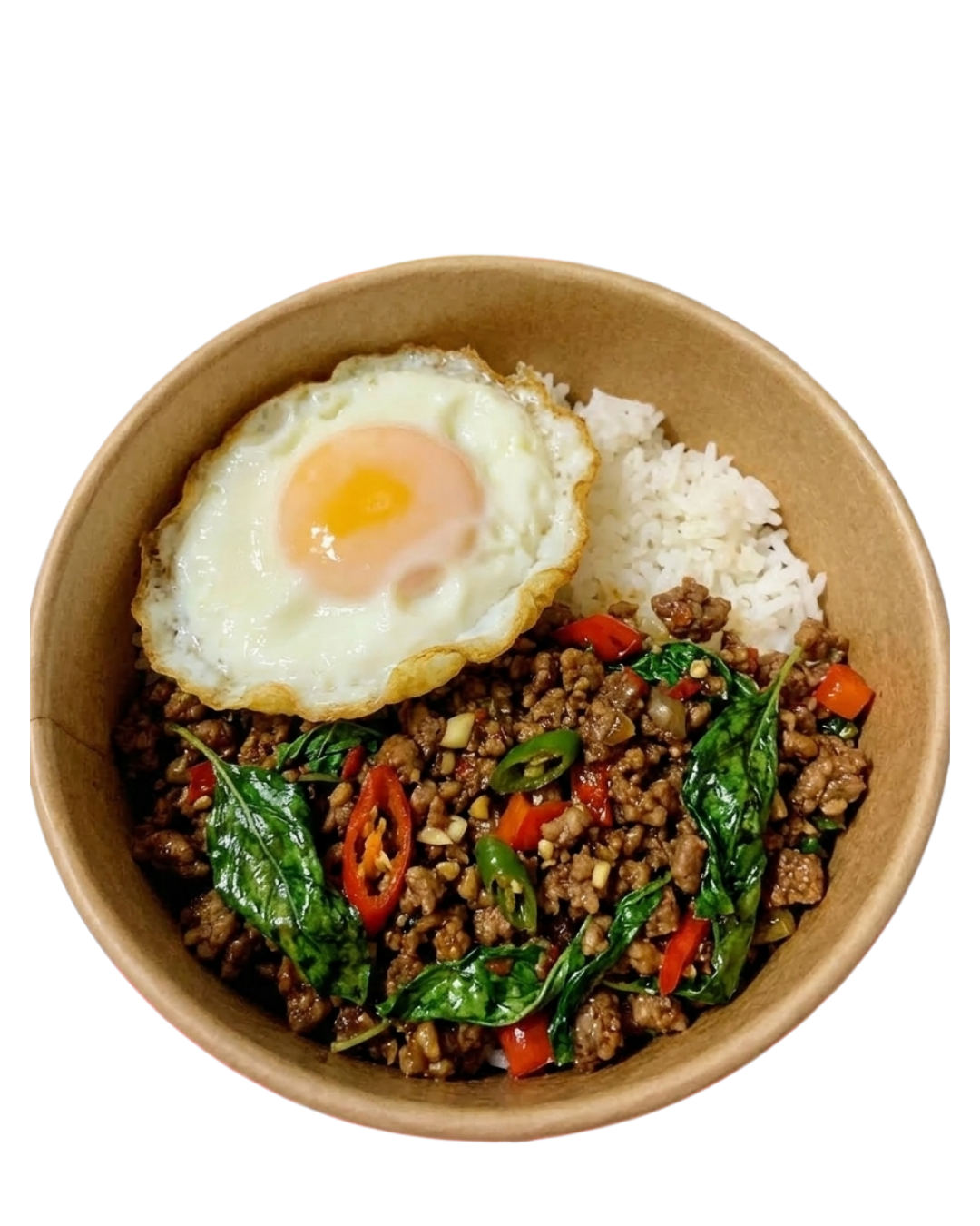 泰式香葉打拋牛肉飯